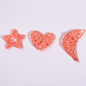 Natural decorative rattan handcraft star shape decor aroma diffuser