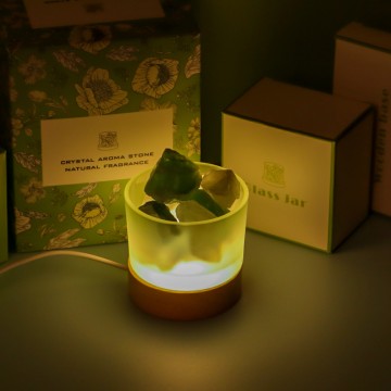 USB Crystal Ore Lamp Aromatherapy Essential Oil Di...