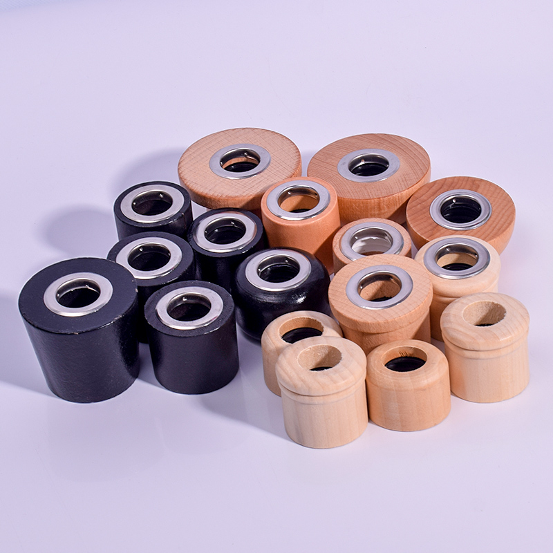 Perfume bottle wood cap Diffuser bottle round and square cap (5).jpg