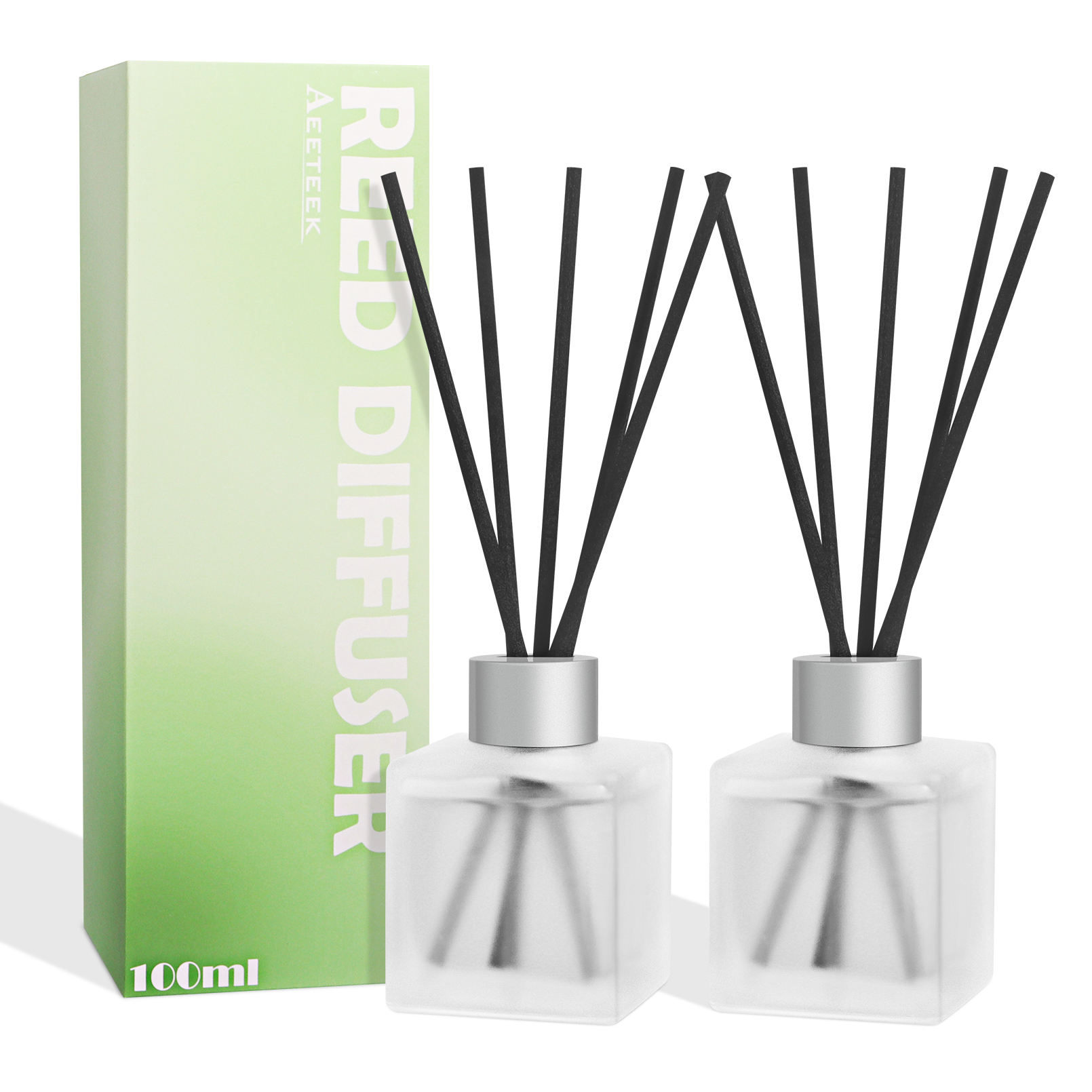 Reed Diffuser Set Gift Glass Bottle Reed Stick Home Fragrance (3).jpg