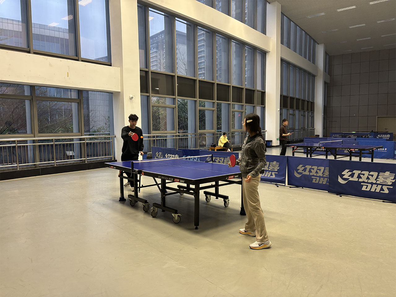 The company organizes the whole staff movement