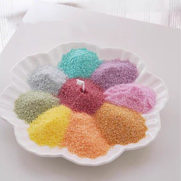 color sand wax particle wax pearl Handmade DIY mat...