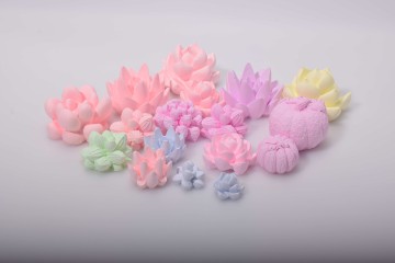 Colored ceramic flower aromatherapy essential oil ...