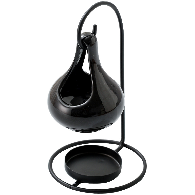 Black Hanging Stove Creative Aromatreatment Oil Lamp Heating Lamps Household (4).jpg